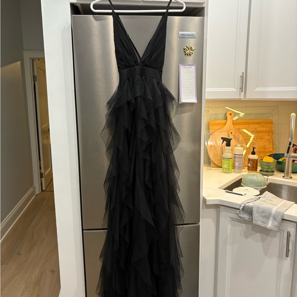Elegant Black Wedding Dress